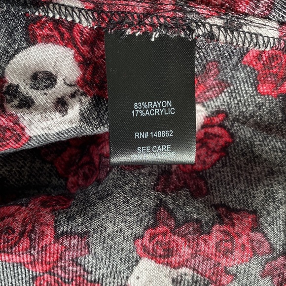 💀Beautiful skull & rose dress 🌹 - Picture 14 of 16